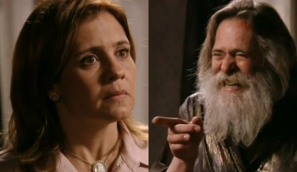 Carminha (Adriana Esteves) e Nilo (José de Abreu) de Avenida Brasil