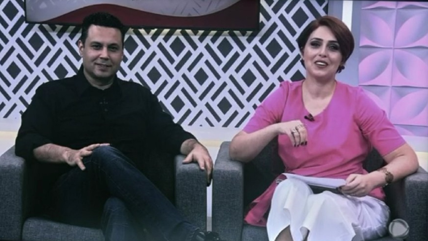 Renato e Cristiane Cardoso durante participação na novela Amor Sem Igual