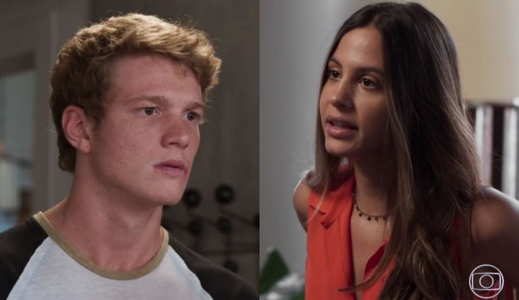 Filipe (Pedro Novaes) e Leila (Jade Cardozo) de Malhação - Toda Forma de Amar