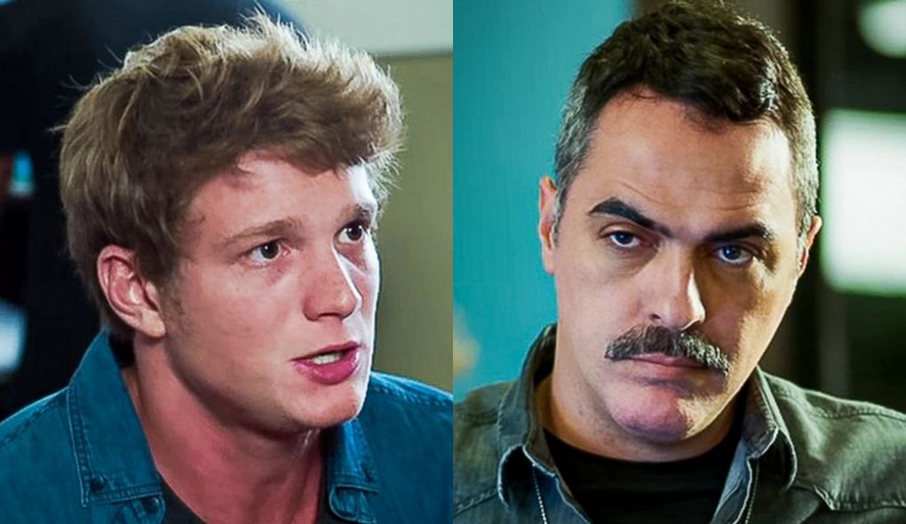Filipe (Pedro Novaes) e policial em Malhação - Toda Forma de Amar