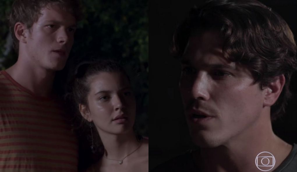 Filipe (Pedro Novaes), Rita (Alanis Guillen) e Rui (Romulo Arantes Neto) de Malhação - Toda Forma de Amar