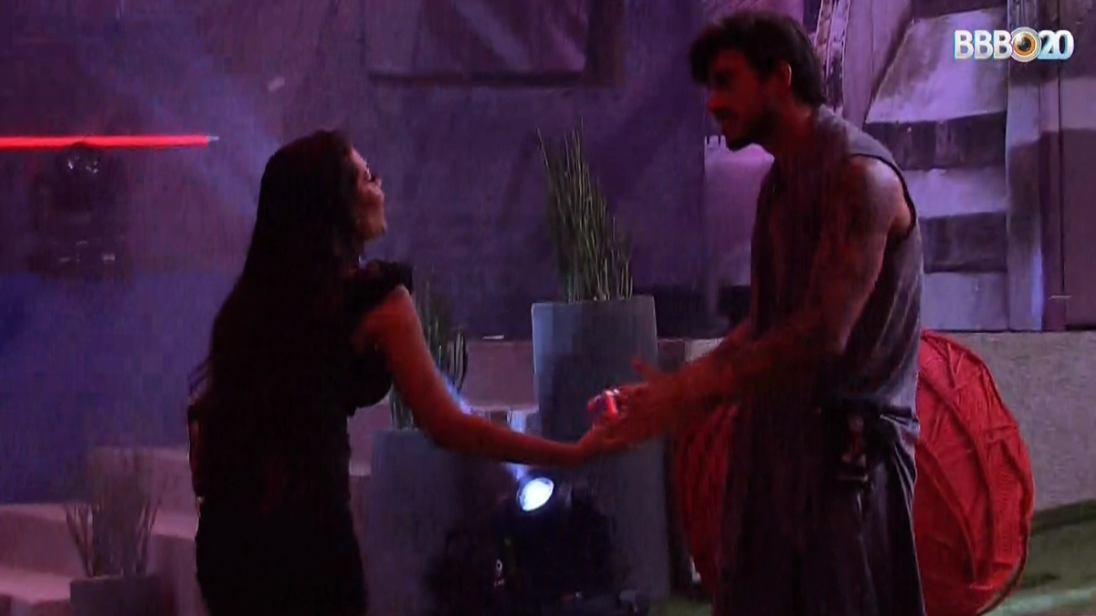 Flayslane e Guilherme BBB20 (Foto: Reprodução/Globo)