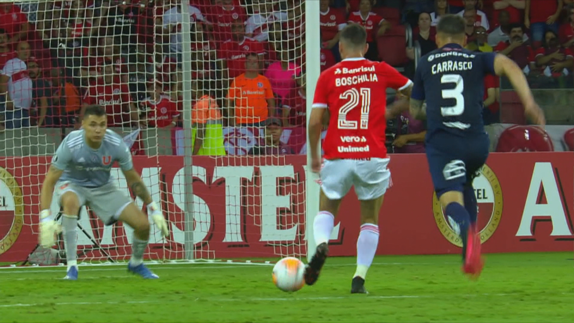 Internacional e Universidad de Chile no Fox Sports