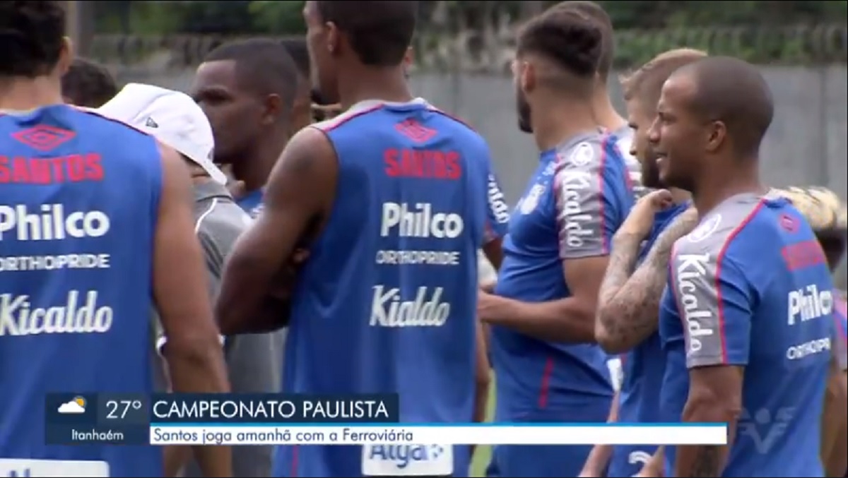 Jornal Tribuna mostra preparação do Santos