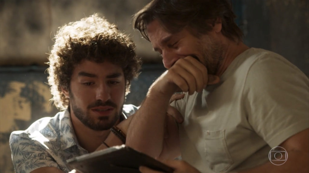 Juan (José Condessa) e Mário (Murilo Rosa) em Salve-se Quem Puder