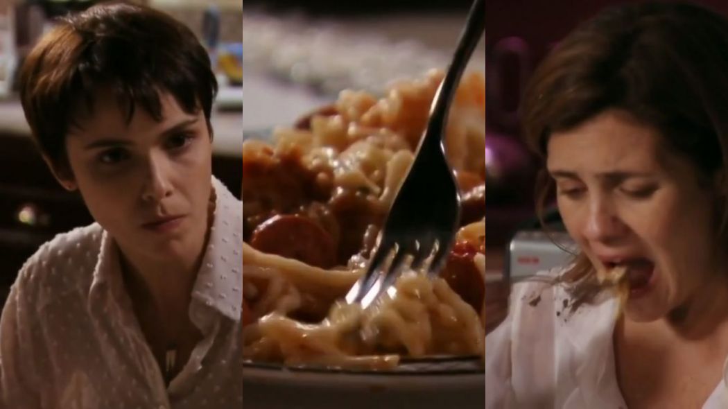 Nina (Débora Falabella) e Carminha (Adriana Esteves) de Avenida Brasil
