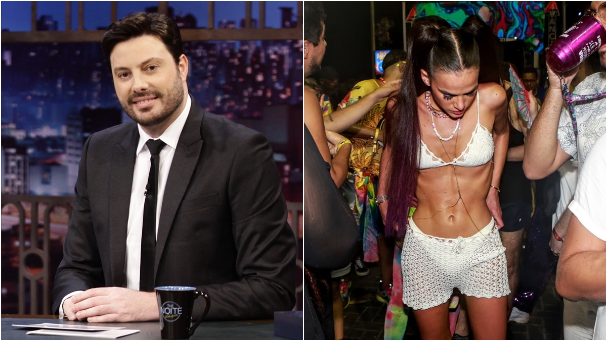 Danilo Gentili faz comentário sobre forma física de Bruna Marquezine e é detonado na web (Foto: montagem)