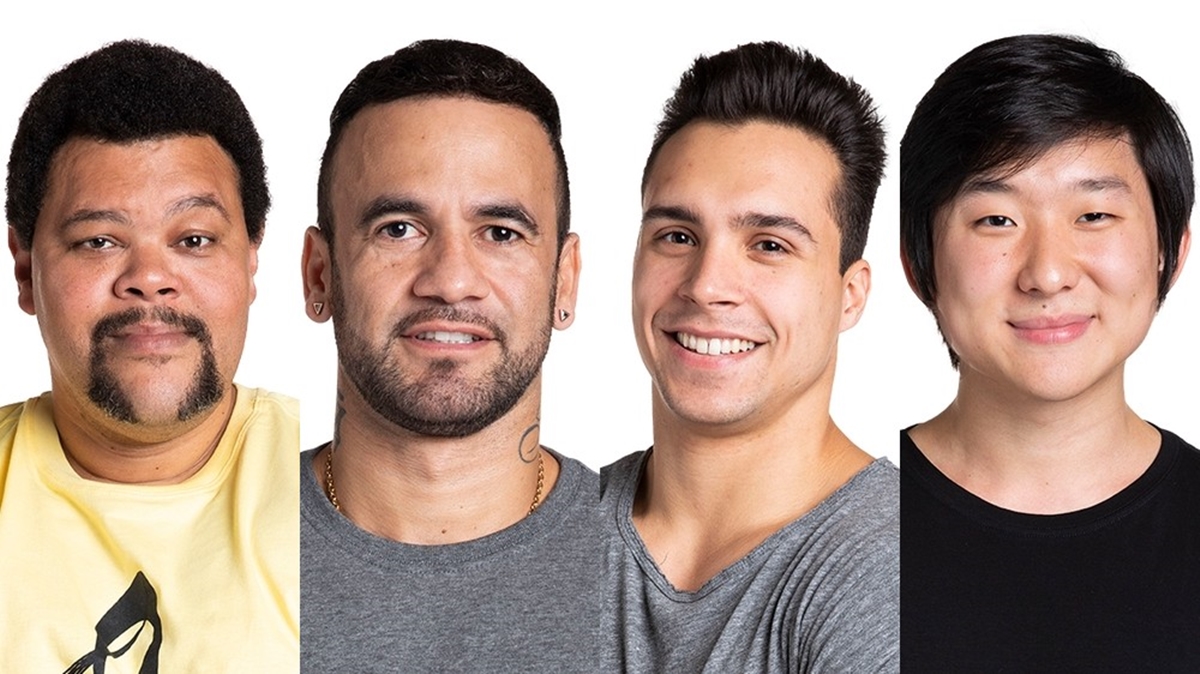 Babu, Hadson, Petrix e Pyong BBB20 (Foto: Reprodução/Globo)