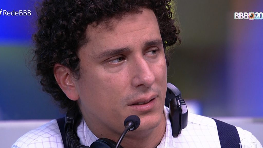 Rafael Portugal no CAT BBB (Reprodução/TVGlobo)