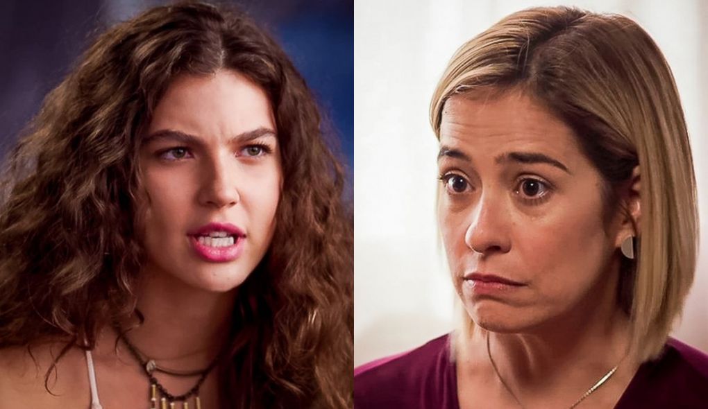Rita (Alanis Guillen) e Lígia (Paloma Duarte) de Malhação - Toda Forma de Amar