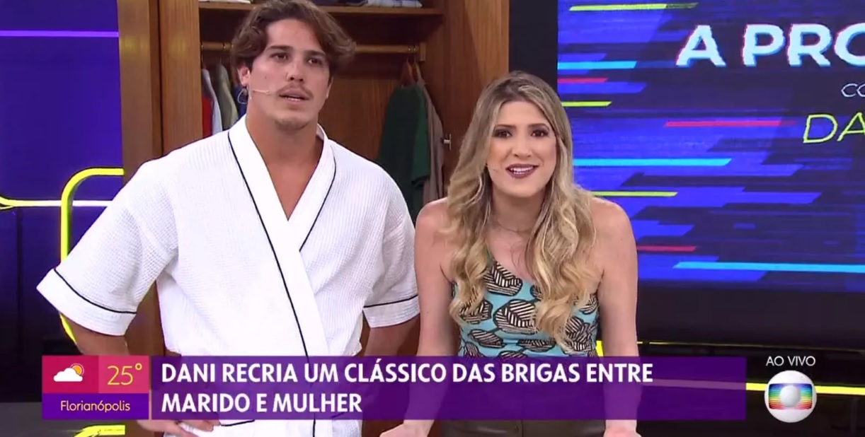 Romulo Arantes Neto e Dani Calabresa no Se Joga