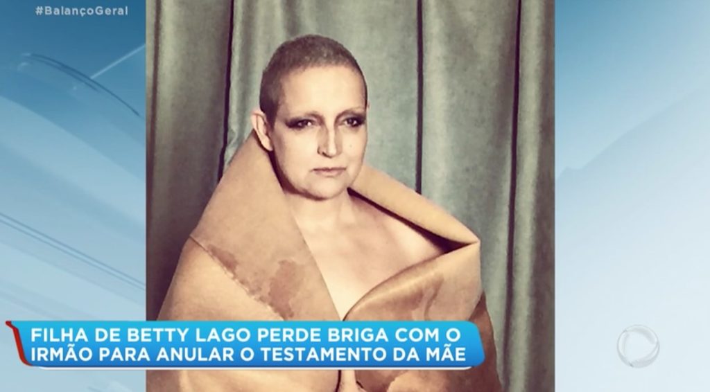 Betty Lago: disputa pela herança entre os filhos é noticiada, diferentemente de briga envolvendo família de Gugu Liberato (Reprodução/Record TV)