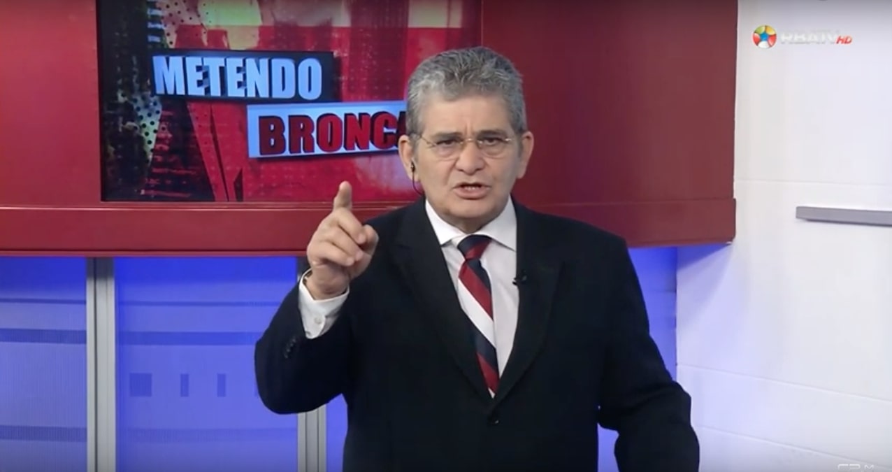 Joaquim Campos no Metendo Bronca: jornalista demitido da Band no Pará por ofender jornalista da Folha (Reprodução/RBATV)