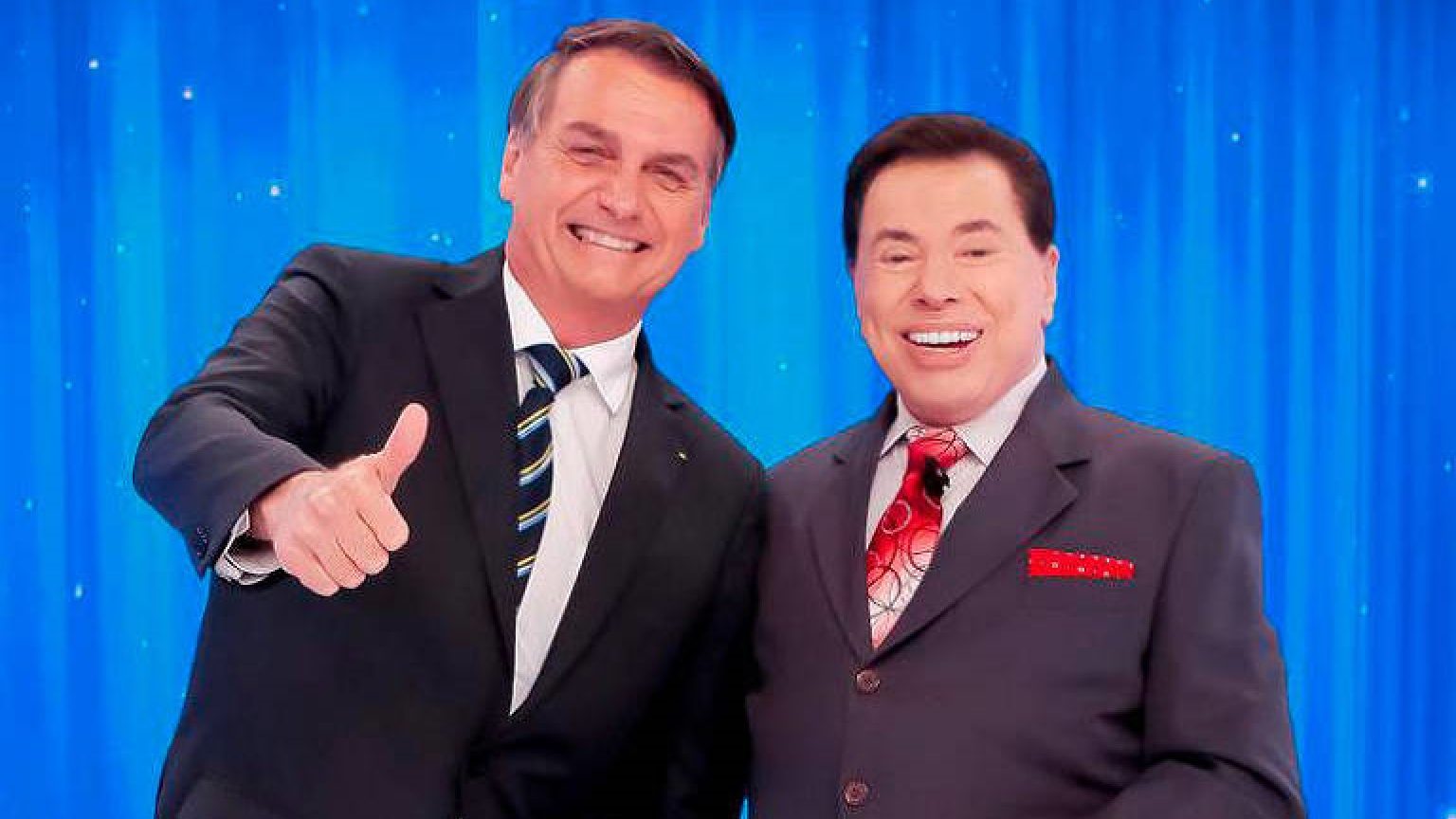 Silvio Santos e Jair Bolsonaro (Divulgação / SBT)