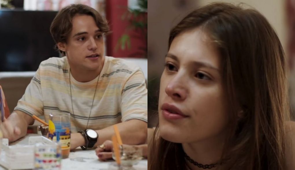 Thiago (Danilo Maia) e Anjinha (Caroline Dallarosa) de Malhação - Toda Forma de Amar