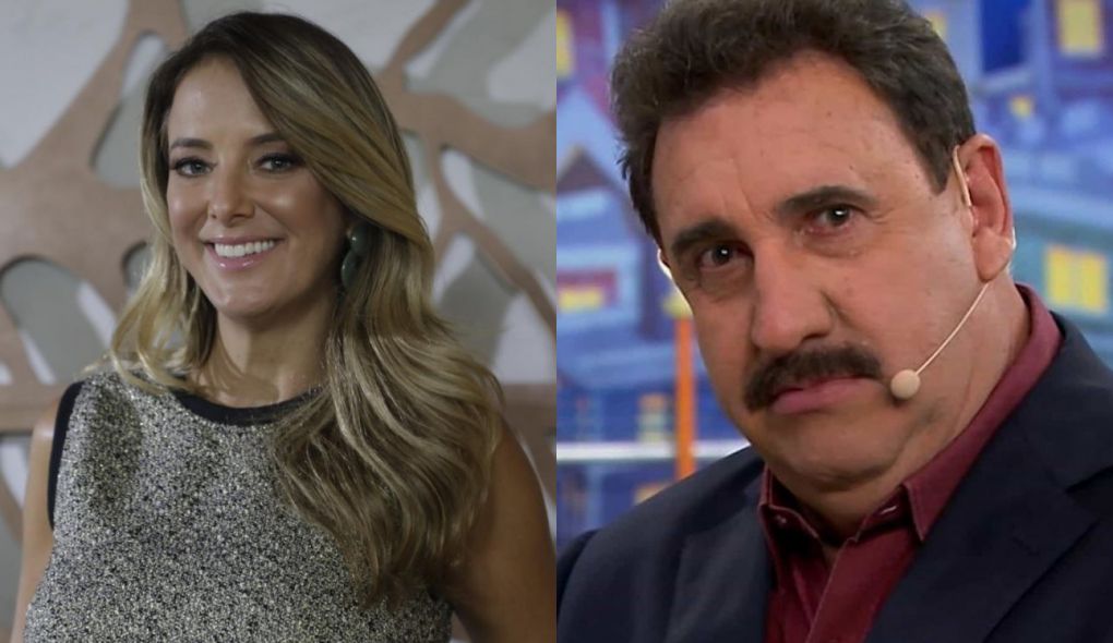 Ticiane Pinheiro, apresentadora do Troca de Esposas, e Ratinho