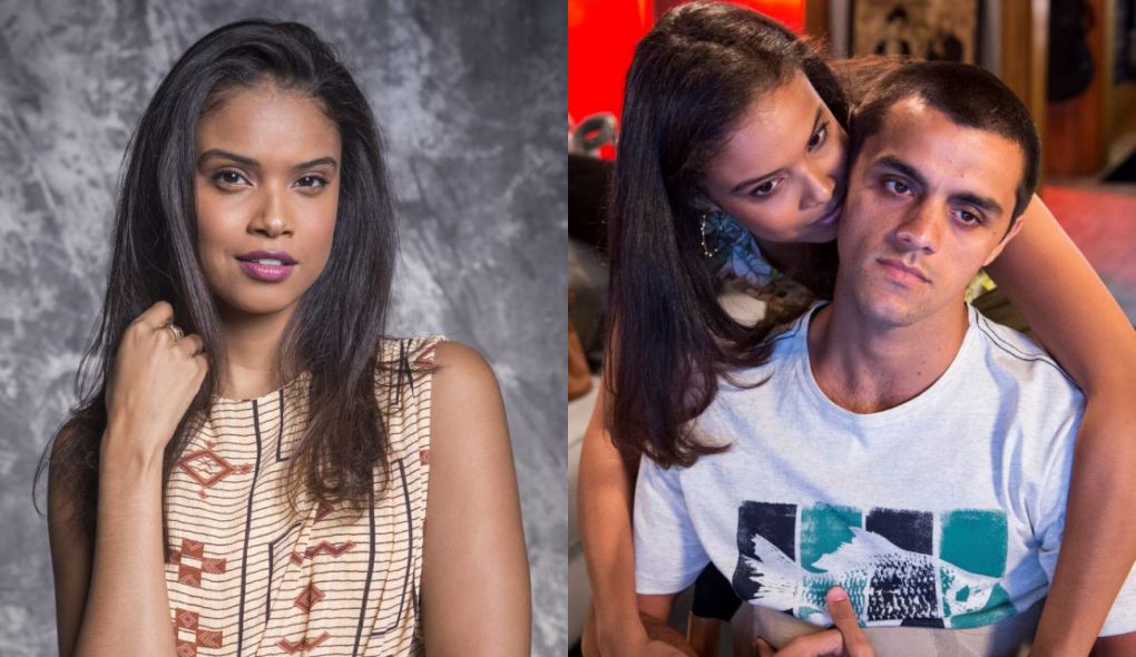 Úrsula (Aline Dias) e Téo (Felipe Simas) de Salve-se Quem Puder