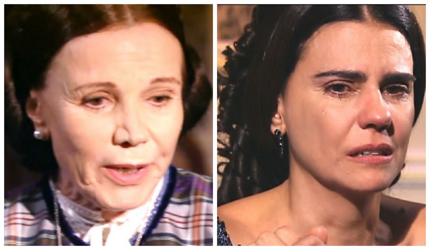 Gioconda (Miriam Mehler) e Tomásia (Mayara Magri) em A Escrava Isaura