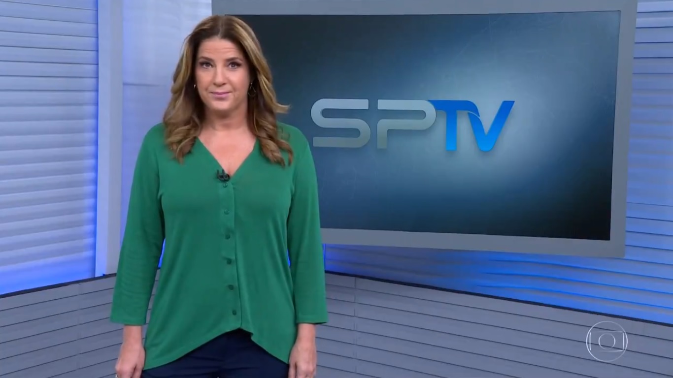 Christiane Pelajo no SP2, informativo da Globo