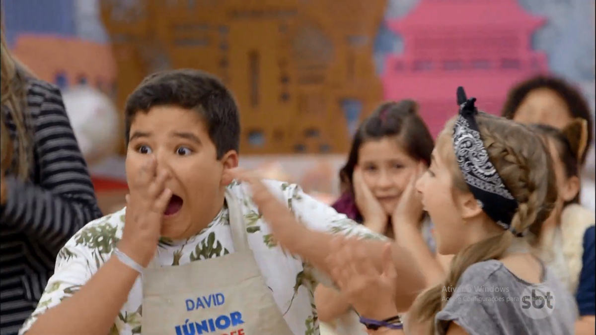 Davi é o grande vencedor do Júnior Bake Off Brasil (Reprodução: SBT)