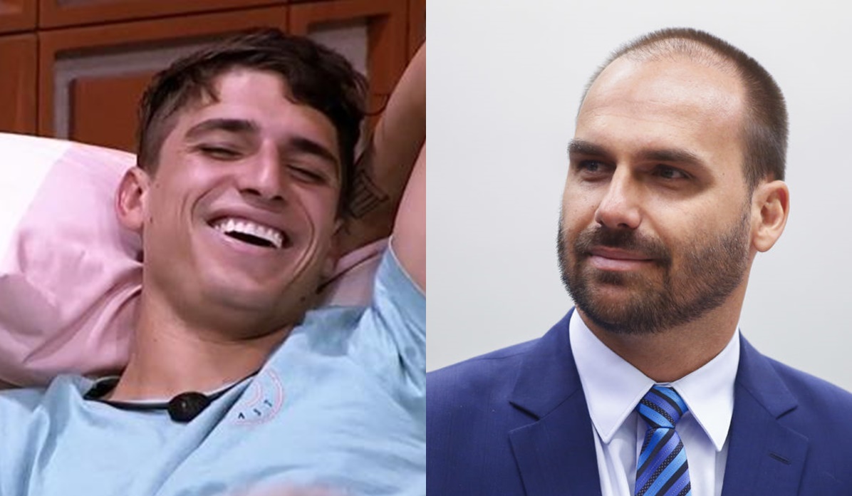 Felipe Prior e Eduardo Bolsonaro (Reprodução)