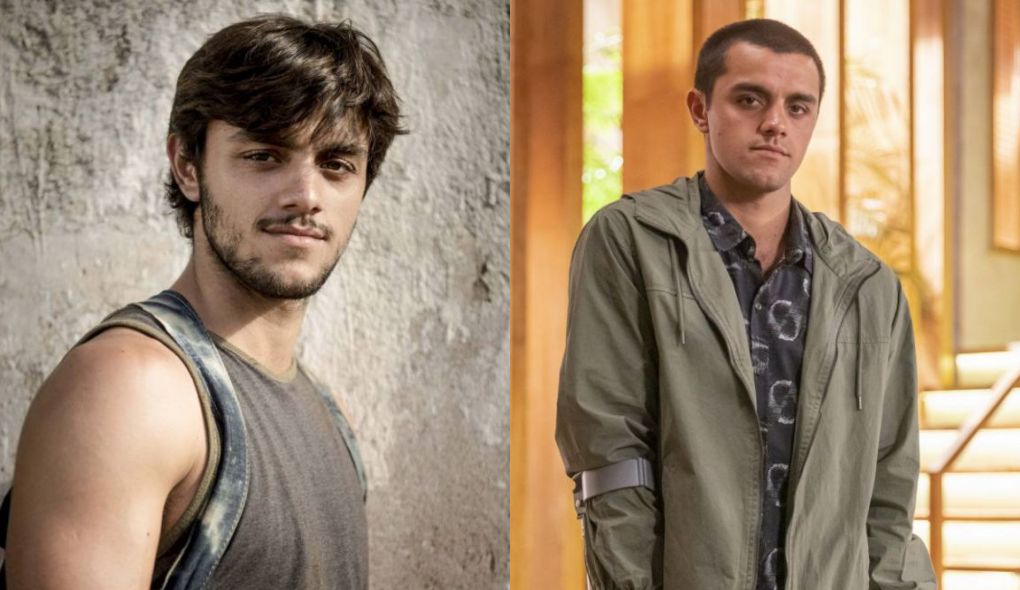Felipe Simas como Jonatas de Totalmente Demais e Téo de Salve-se Quem Puder