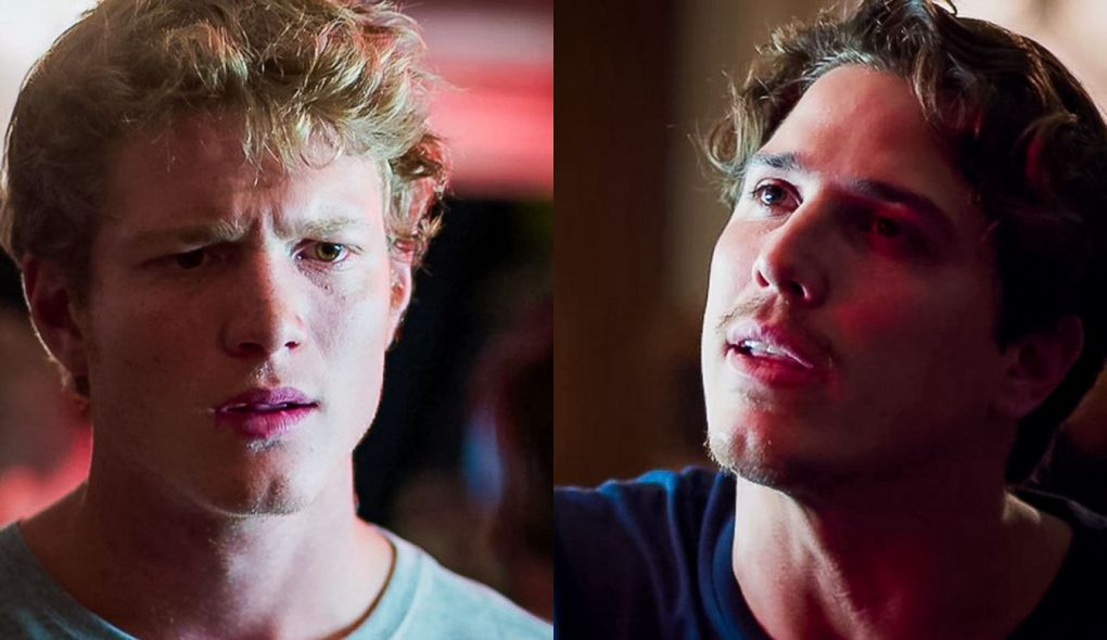 Filipe (Pedro Novaes) e Rui (Romulo Arantes Neto) de Malhação - Toda Forma de Amar