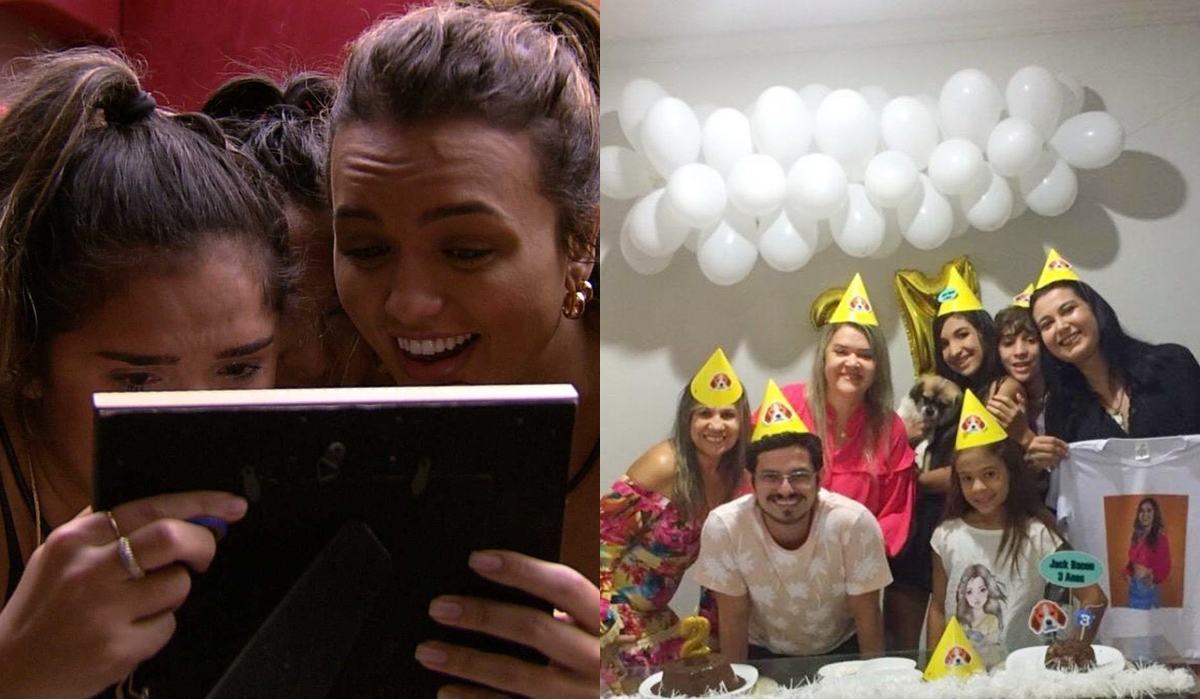 Gizelly descobre que tem 2 milhões de seguidores (Foto: Reprodução/TVGlobo)