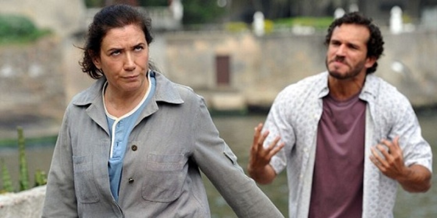 Griselda (Lilia Cabral) e Guaracy (Paulo Rocha) em Fina Estampa