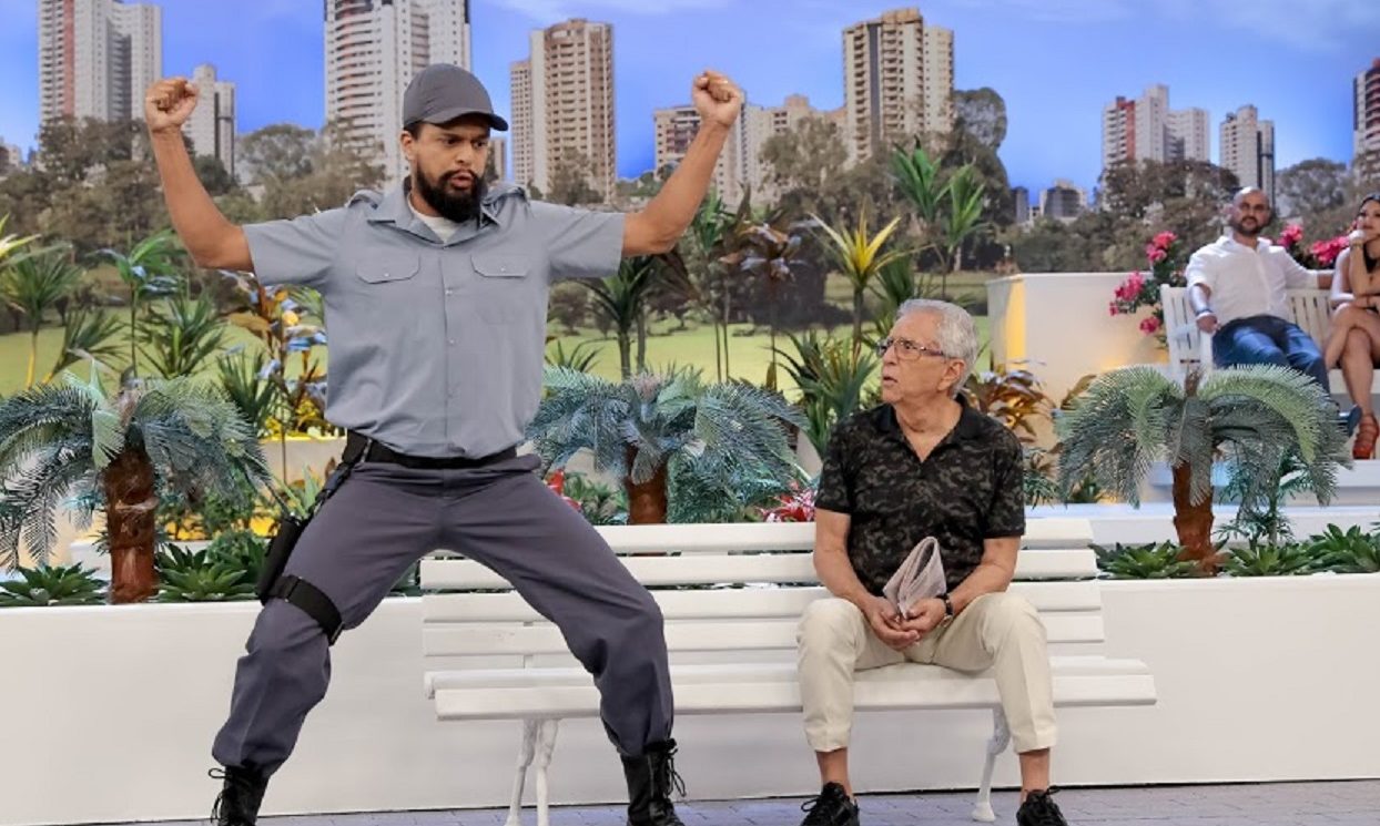 Pierre Bittencourt dá vida ao Guarda Belo, novo quadro de A Praça é Nossa