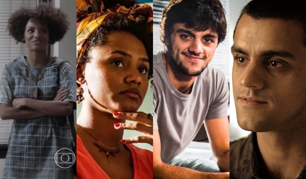 Jessica Ellen e Felipe Simas nas novelas Totalmente Demais, Amor de Mãe e Salve-se Quem Puder
