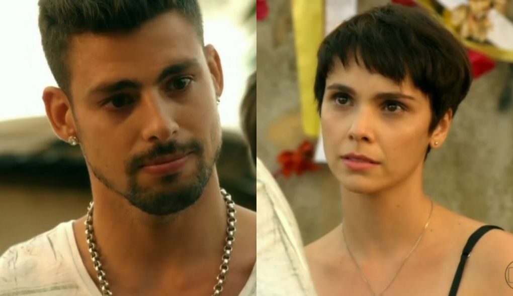 Jorginho (Cauã Reymond) e Nina (Débora Falabella) de Avenida Brasil