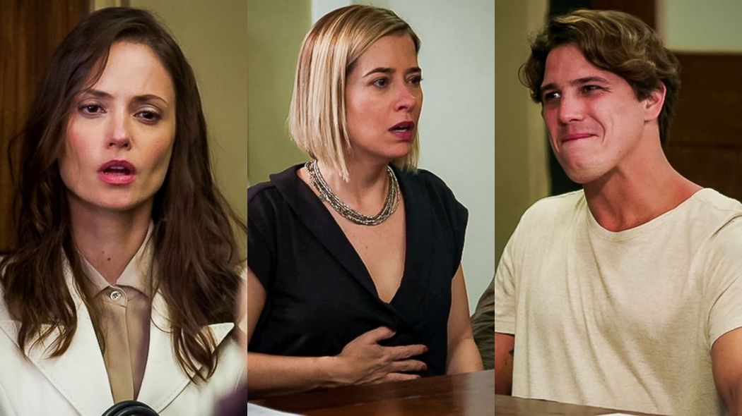 Lara (Rosanne Mulholland), Lígia (Paloma Duarte) e Rui (Romulo Arantes Neto) de Malhação – Toda Forma de Amar
