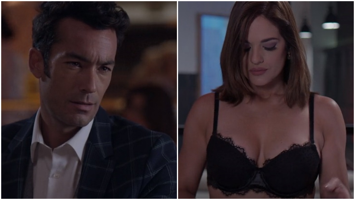 Marcela é observada por Ricardo, amigo do seu noivo (Reprodução: Netflix)