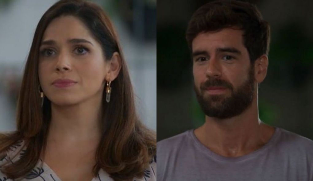 Micaela (Sabrina Petraglia) e Bruno (Marcos Pitombo) de Salve-se Quem Puder