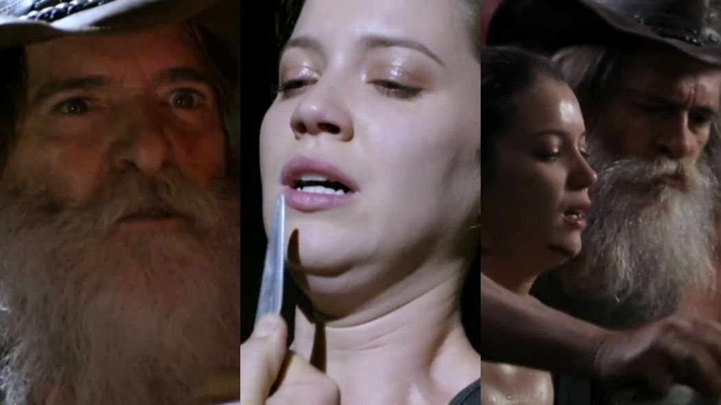 Nilo (José de Abreu) e Débora (Nathalia Dill) de Avenida Brasil