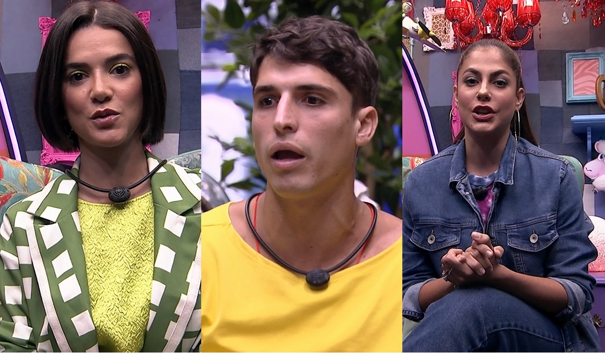 Manu, Felipe e Mari BBB20 (Reprodução/TVGlobo)