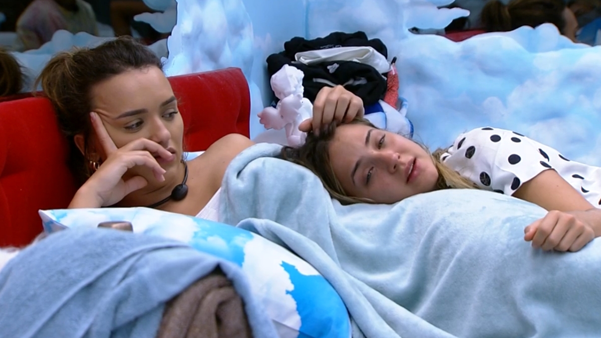 Rafa e Gabi no quarto do BBB20