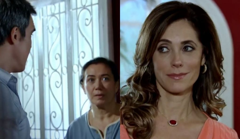 René (Dalton Vigh) , Griselda (Lilia Cabral) e Tereza Cristina (Christiane Torloni) de Fina Estampa