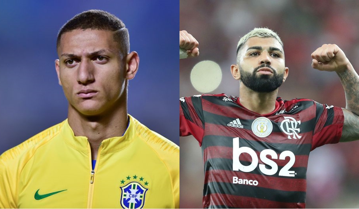 Richarlisson e Gabigol (Reprodução)