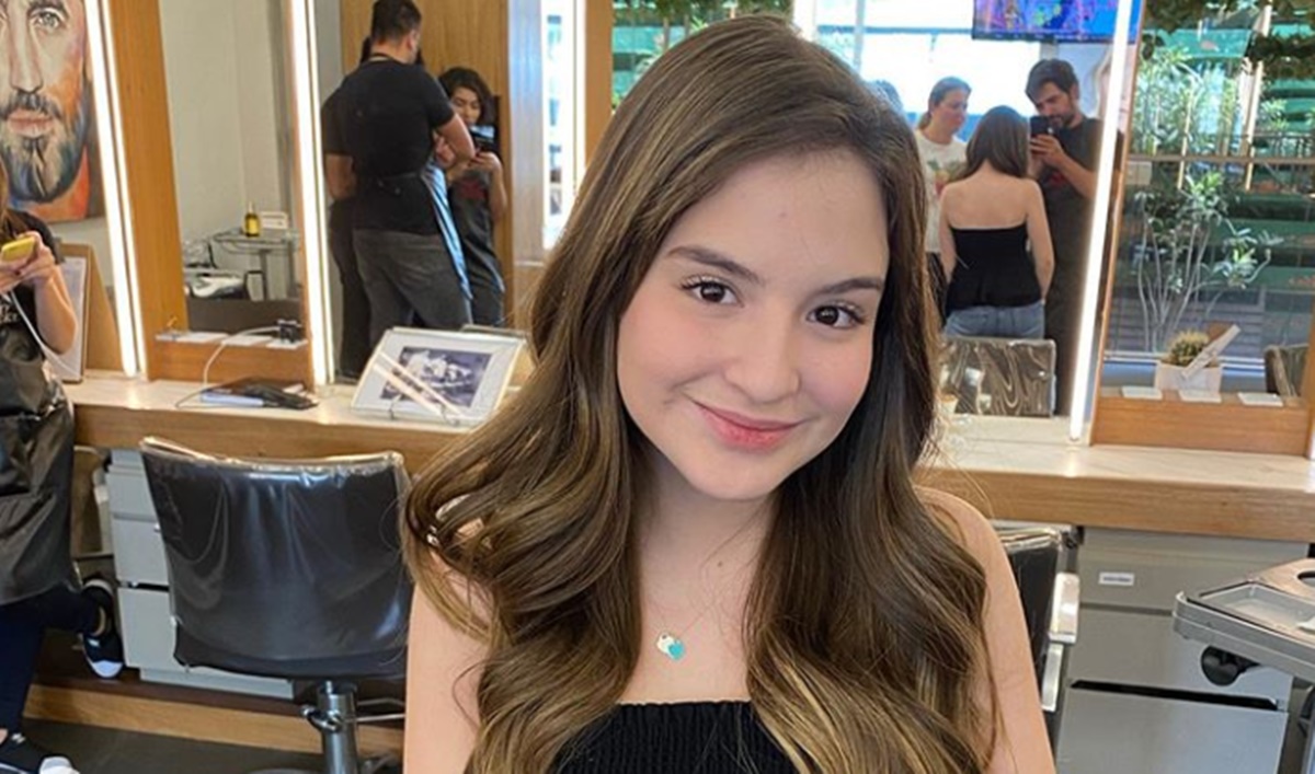 Sophia Valverde interpreta Poliana (Reprodução: SBT)
