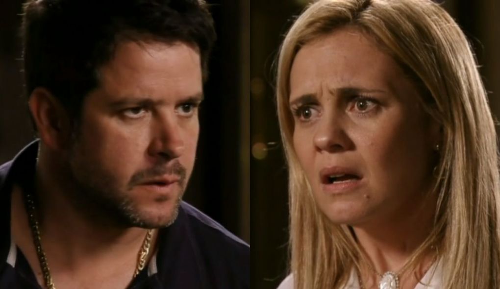 Tufão (Murilo Benício) e Carminha (Adriana Esteves) de Avenida Brasil