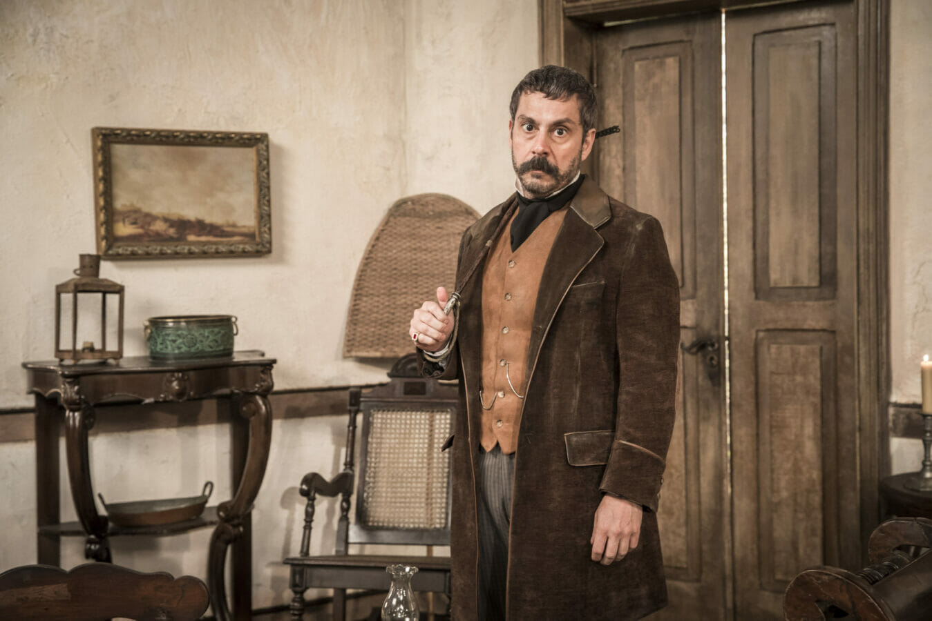 Alexandre Nero interpreta Tonico em Nos Tempos do Imperador (Divulgação/Globo)