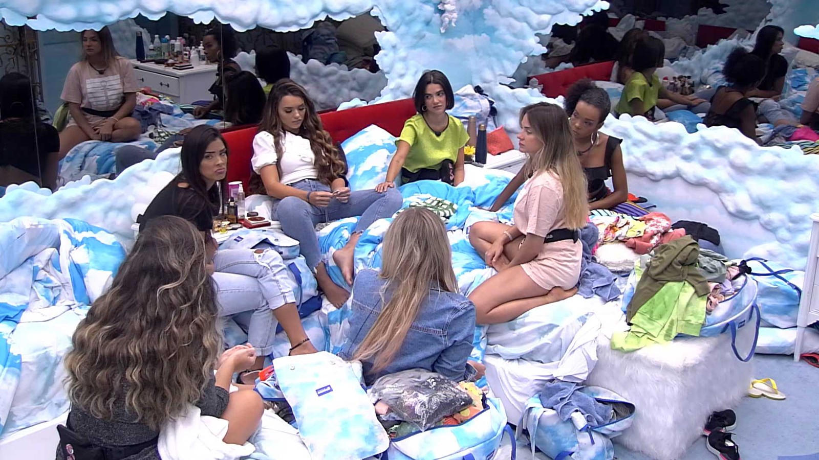 Sisters comentam sobre Flayslane no BBB20 (Reprodução/TVGlobo)