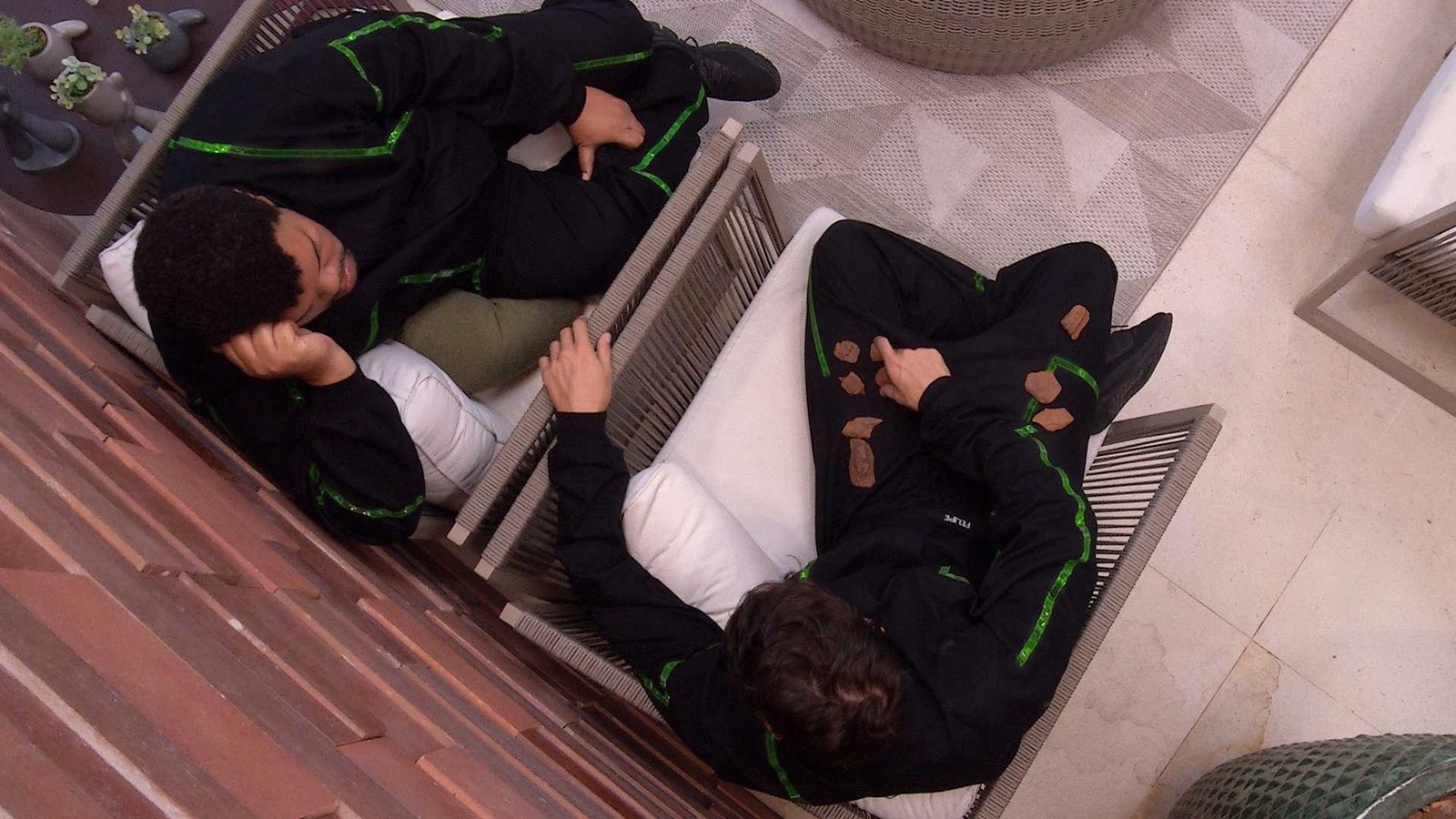 Babu e Felipe traçam estratégias BBB20 (Foto: Reprodução/TVGlobo)