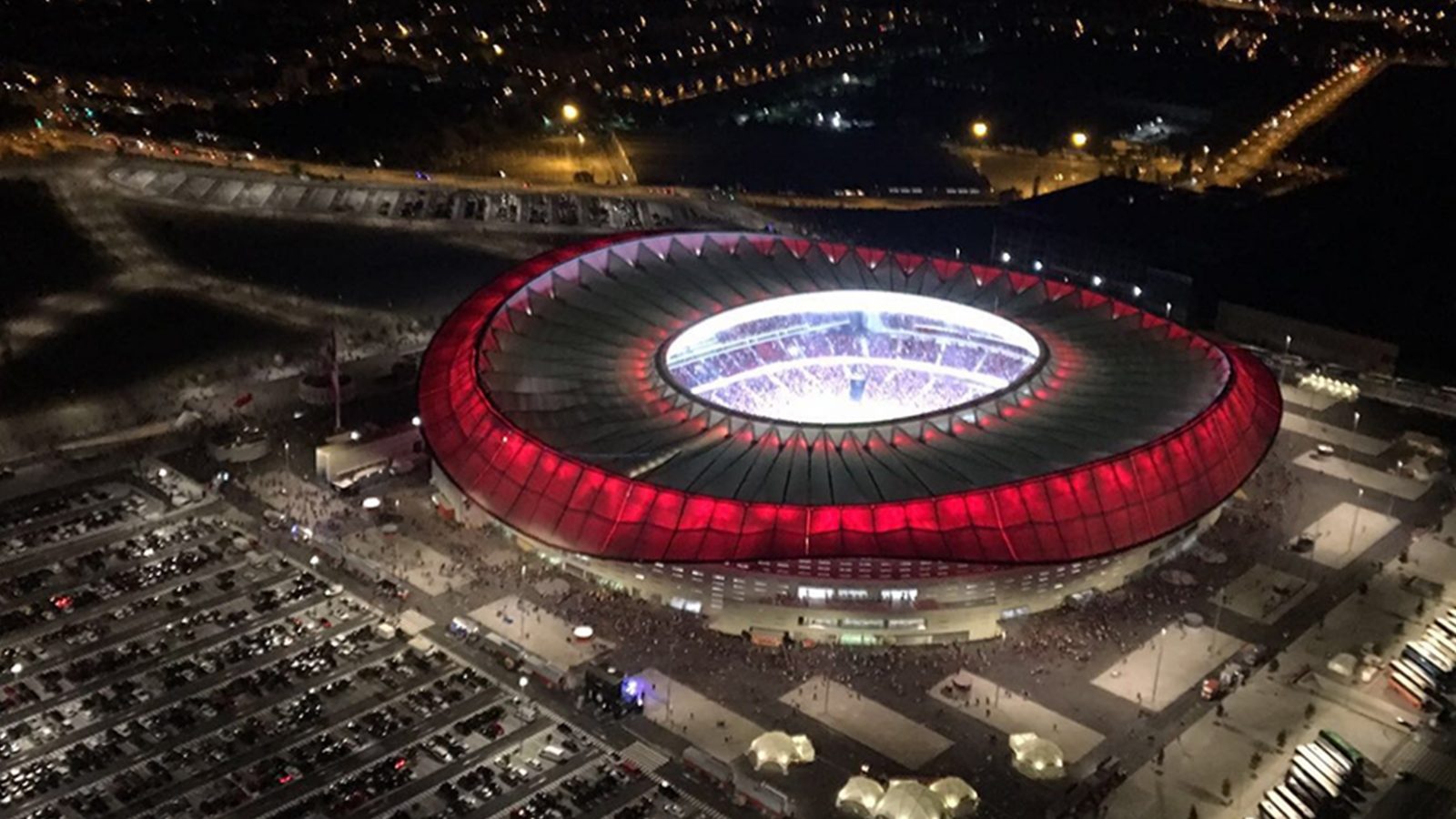 Estádio Metropolitano, do Atlético de Madrid