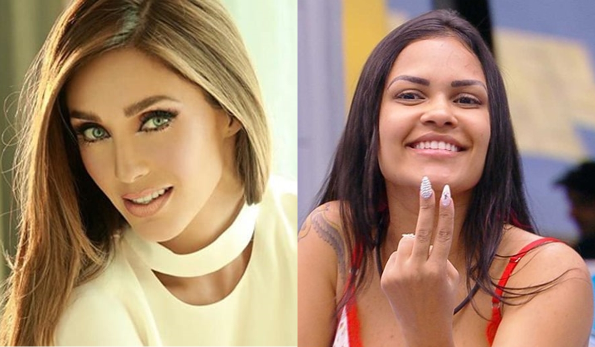 Anahí e Flayslane do BBB20 (Foto: Reprodução/TVGlobo)