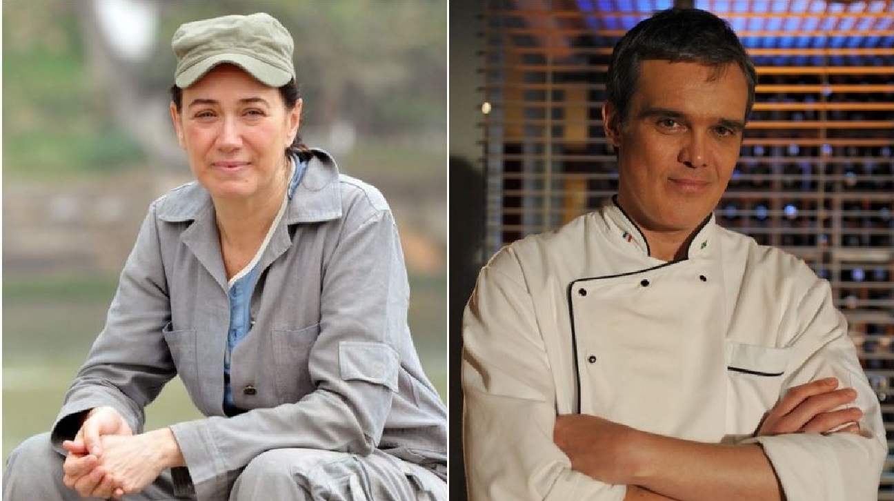 Lília Cabral e Dalton Vigh como Griselda e Renê em Fina Estampa (Divulgação / Globo)