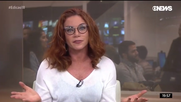 Leilane Neubarth, no Edição das 18h, da GloboNews