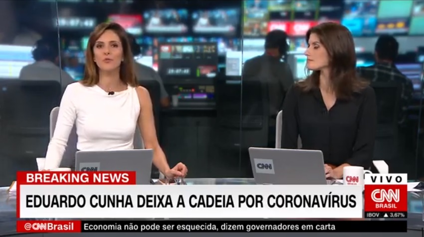 Monalisa Perrone e Carol Nogueira, no Expresso CNN
